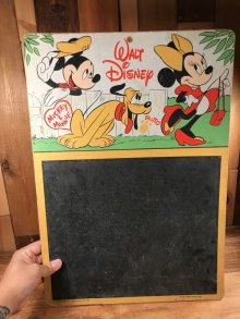 他の写真3: Disney Mickey & Minnie Mouse Chalkboard　ミッキー＆ミニーマウス　ビンテージ　チョークボード　ディズニー　60〜70年代