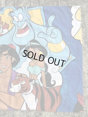 90年代頃のディズニーのアラジンのビンテージのピローケース