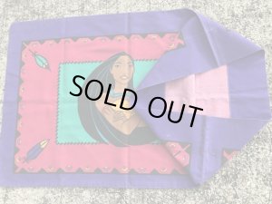 90年代頃のディズニーのポカホンタスのビンテージのピローケース