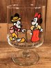 70年代頃のミッキー＆ミニーマウスのビンテージのグラス
