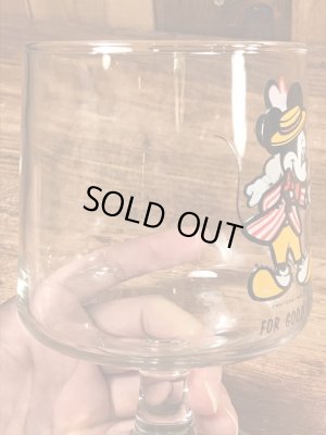 70年代頃のミッキー&ミニーマウスのビンテージのグラス