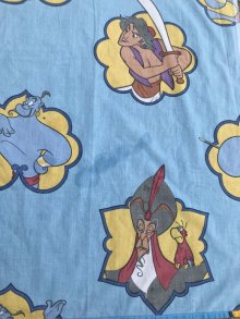 他の写真1: Disney Aladdin Flat Sheet　アラジン　ビンテージ　フラットシーツ　ディズニー　90年代