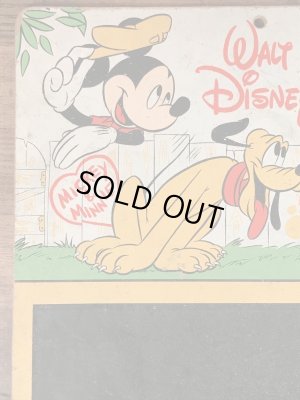 60~70年代頃のミッキーとミニーマウスのビンテージのチョークボード