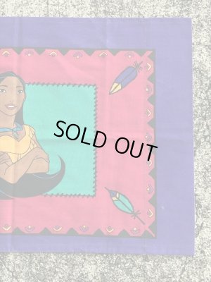 90年代頃のディズニーのポカホンタスのビンテージのピローケース