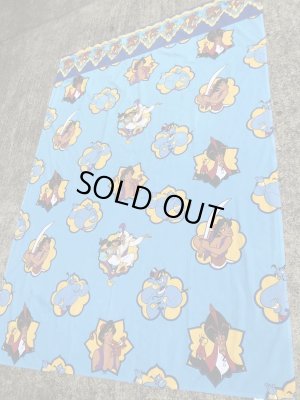 90年代頃のディズニーのアラジンのビンテージのフラットシーツ