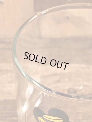 70年代頃のミッキー&ミニーマウスのビンテージのグラス