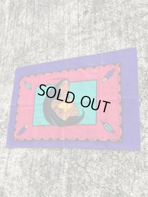 90年代頃のディズニーのポカホンタスのビンテージのピローケース