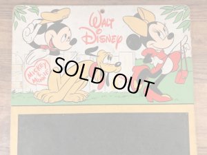 60~70年代頃のミッキーとミニーマウスのビンテージのチョークボード