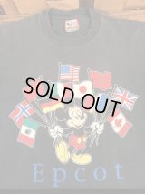 Disney Mickey Mouse “World Epcot” T-Shirt　ミッキーマウス　ビンテージ　Tシャツ　エプコット　80~90年代