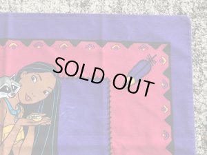 90年代頃のディズニーのポカホンタスのビンテージのピローケース