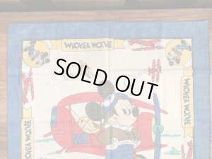 80年代頃のミッキーマウスのビンテージのバンダナ