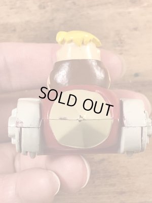 90年代頃のフリントストーンのバーニーのヴィンテージのミールトイ