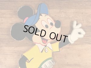 70年代頃のミッキーマウスのビンテージのウォールデコ