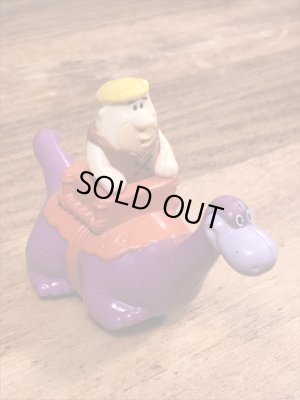 90年代頃のフリントストーンのバーニーのビンテージのミールトイ