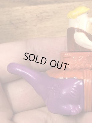 90年代頃のフリントストーンのバーニーのビンテージのミールトイ