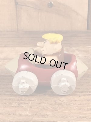 90年代頃のフリントストーンのバーニーのヴィンテージのミールトイ