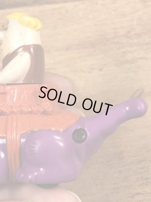 90年代頃のフリントストーンのバーニーのビンテージのミールトイ