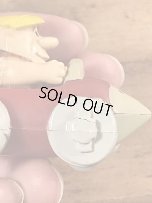 90年代頃のフリントストーンのバーニーのヴィンテージのミールトイ