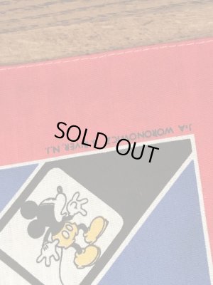 80年代頃のミッキー&ミニーマウスのビンテージのバンダナ