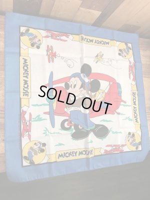 80年代頃のミッキーマウスのビンテージのバンダナ