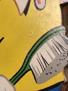 他の写真1: Disney Mickey Mouse “Brush” Wall Decoration　ミッキーマウス　ビンテージ　ウォールデコ　ディズニー　70年代