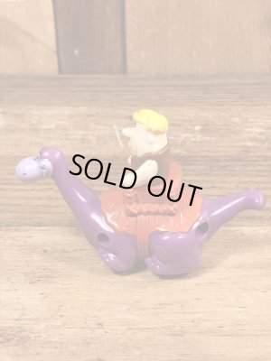 フリントストーンのバーニーのヴィンテージのおもちゃ