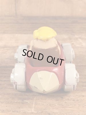 90年代頃のフリントストーンのバーニーのヴィンテージのミールトイ