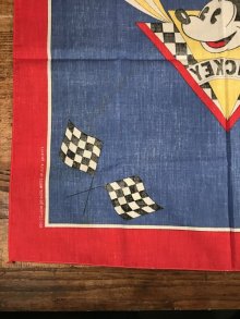 他の写真2: Disney Mickey Mouse “Racing” Bandana　ミッキーマウス　ビンテージ　バンダナ　ディズニー　80年代