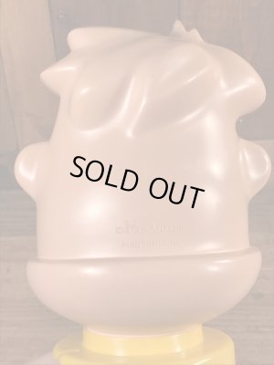 70年代頃のフリントストーンのフレッドのビンテージのガムボールマシン