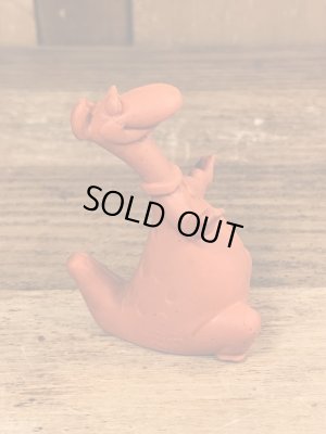 70年代頃のフリントストーンのディノのビンテージのラバーフィギュア