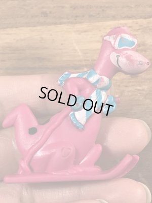 90年代頃のフリントストーンのディノのビンテージのPVCフィギュア