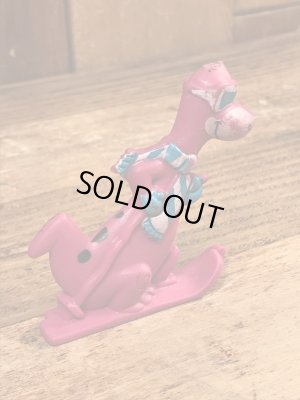 90年代頃のフリントストーンのディノのビンテージのPVCフィギュア