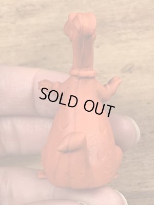 70年代頃のフリントストーンのディノのビンテージのラバーフィギュア