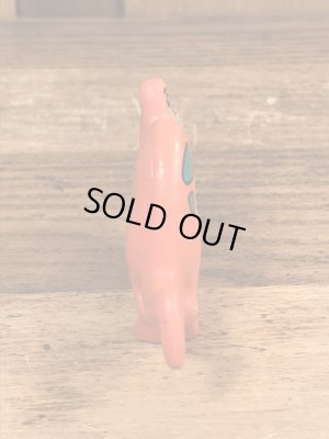 90年代頃のフリントストーンの恐竜のビンテージのPVCフィギュア