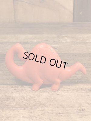 90年代頃のフリントストーンの恐竜のビンテージのPVCフィギュア