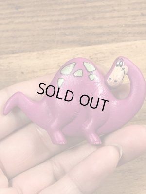 90年代頃のフリントストーンの恐竜のビンテージのPVCフィギュア