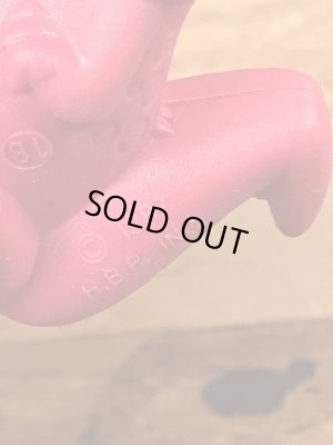 80年代頃のフリントストーンのディノのビンテージのラバーフィギュア