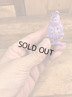 80年代頃のフリントストーンのフレッドのヴィンテージのラバーフィギュア