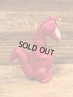 80年代頃のフリントストーンのディノのビンテージのラバーフィギュア