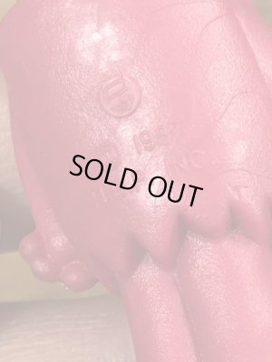 80年代頃のフリントストーンのバーニーのビンテージのラバーフィギュア