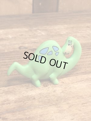 90年代頃のフリントストーンの恐竜のビンテージのPVCフィギュア