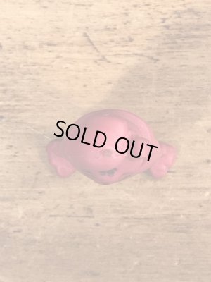 80年代頃のフリントストーンのバーニーのビンテージのラバーフィギュア