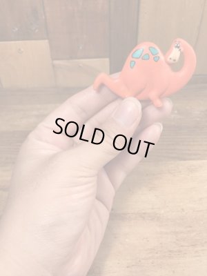 90年代頃のフリントストーンの恐竜のビンテージのPVCフィギュア