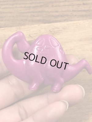 90年代頃のフリントストーンの恐竜のビンテージのPVCフィギュア