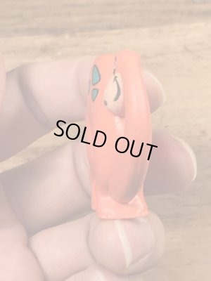 90年代頃のフリントストーンの恐竜のビンテージのPVCフィギュア