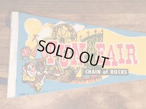 60年代のFun Fair Parkのビンテージのペナント