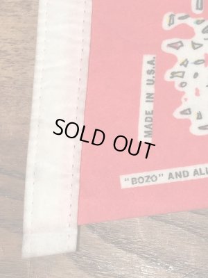 80年代のボゾザクラウンのビンテージのペナント