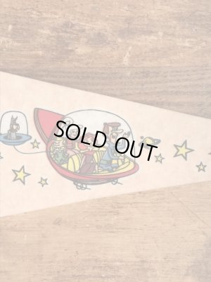 80年代のハンナバーベラのグレートアメリカのビンテージのペナント