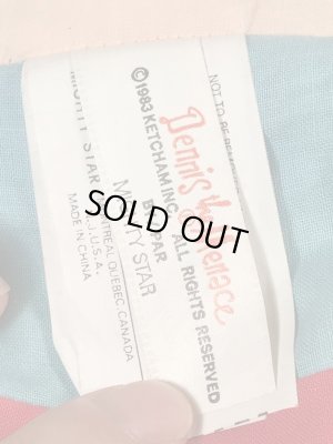 80年代のわんぱくデニスのビンテージのビーンバッグドール