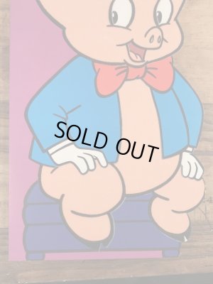 ルーニーテューンズのポーキーピッグのヴィンテージ雑貨